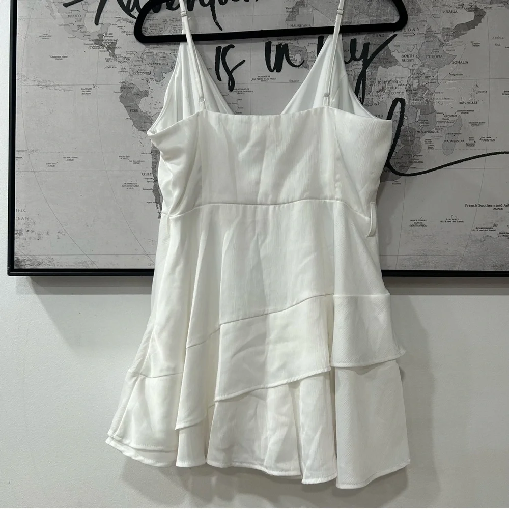 Altar’d State White Ruffle Romper - Picture 3 of 9